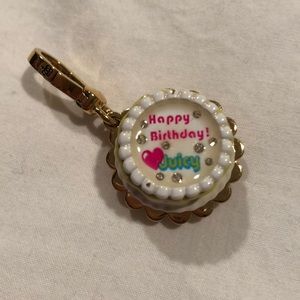 Juicy Couture birthday cake charm